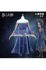 Identity V Psychologist Everlasting Dream Elsa Goodwin Purple Formal Dress Cosplay Costume